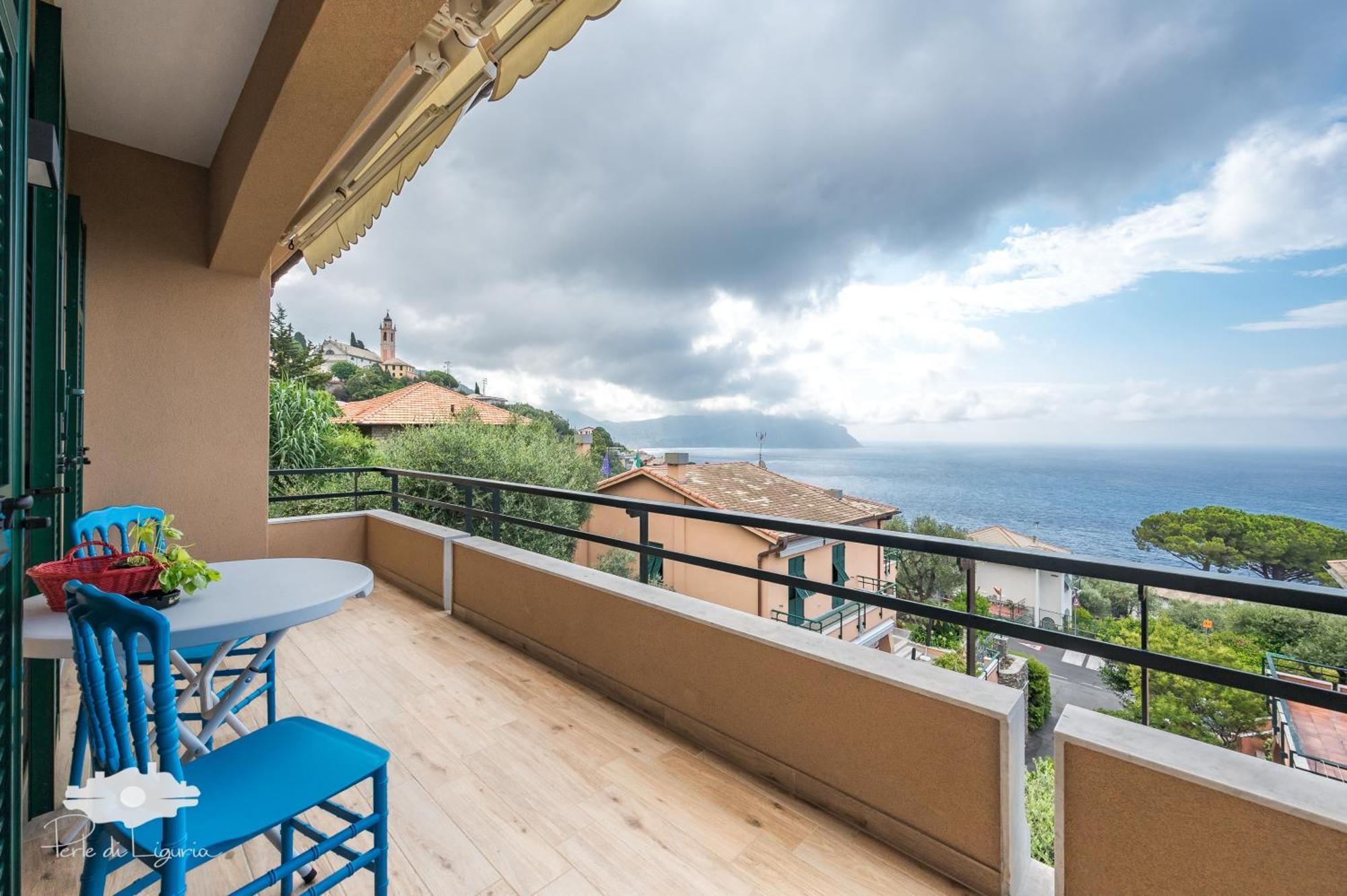 Alba E Tramonto Villa Pieve Ligure Luaran gambar